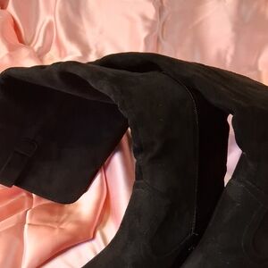 Women's Black Suede Boots